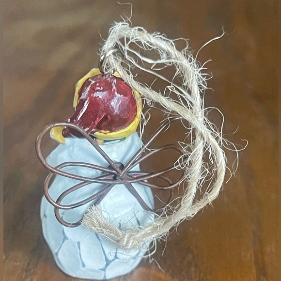 Holiday Snowman miniature Ornament personalized - Picture 3 of 5